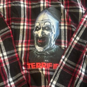 Terrifier Graphic Plaid Shirt